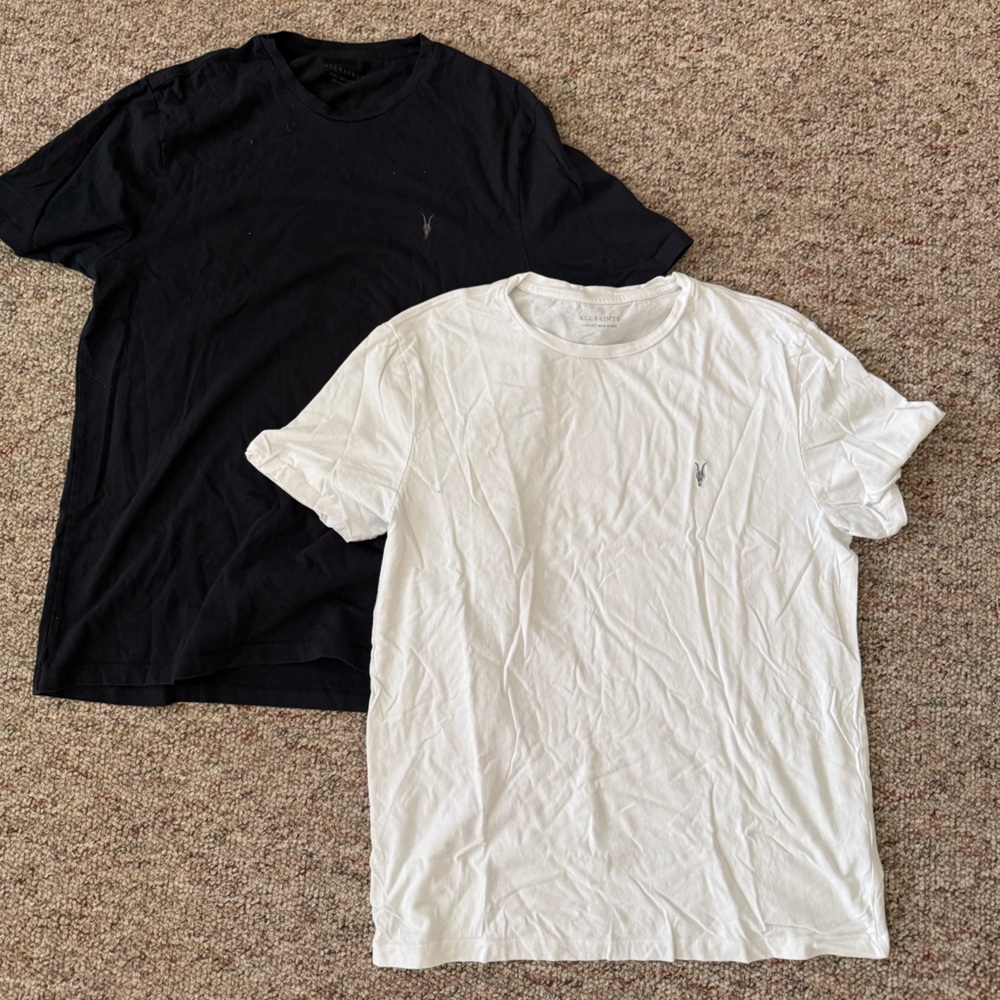 Kids Classic Crewneck Tee - White & Black